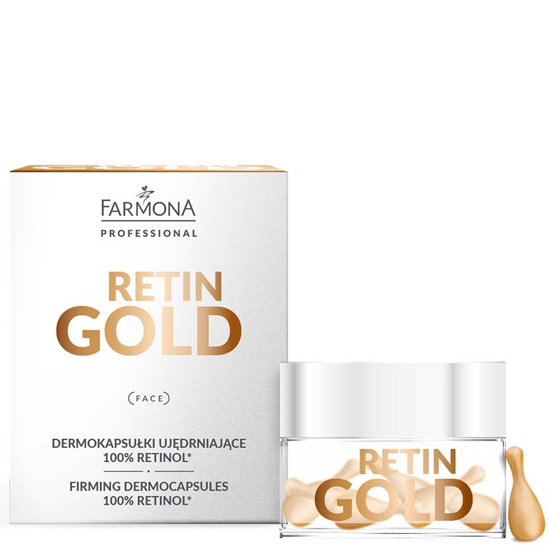 RETIN GOLD Дермокапсулы придающие упругость 100% ретинол RETIN GOLD Дермокапсулы придающие упругость 100% ретинол